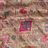 Bohemian Vintage Moroccan Rug from the Boujad region