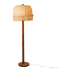 Lampadaire en bois et textile de Suède