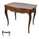 Small Cabaret Table in Mahogany, Louis XV style, Napoleon III period – Mid-19th century