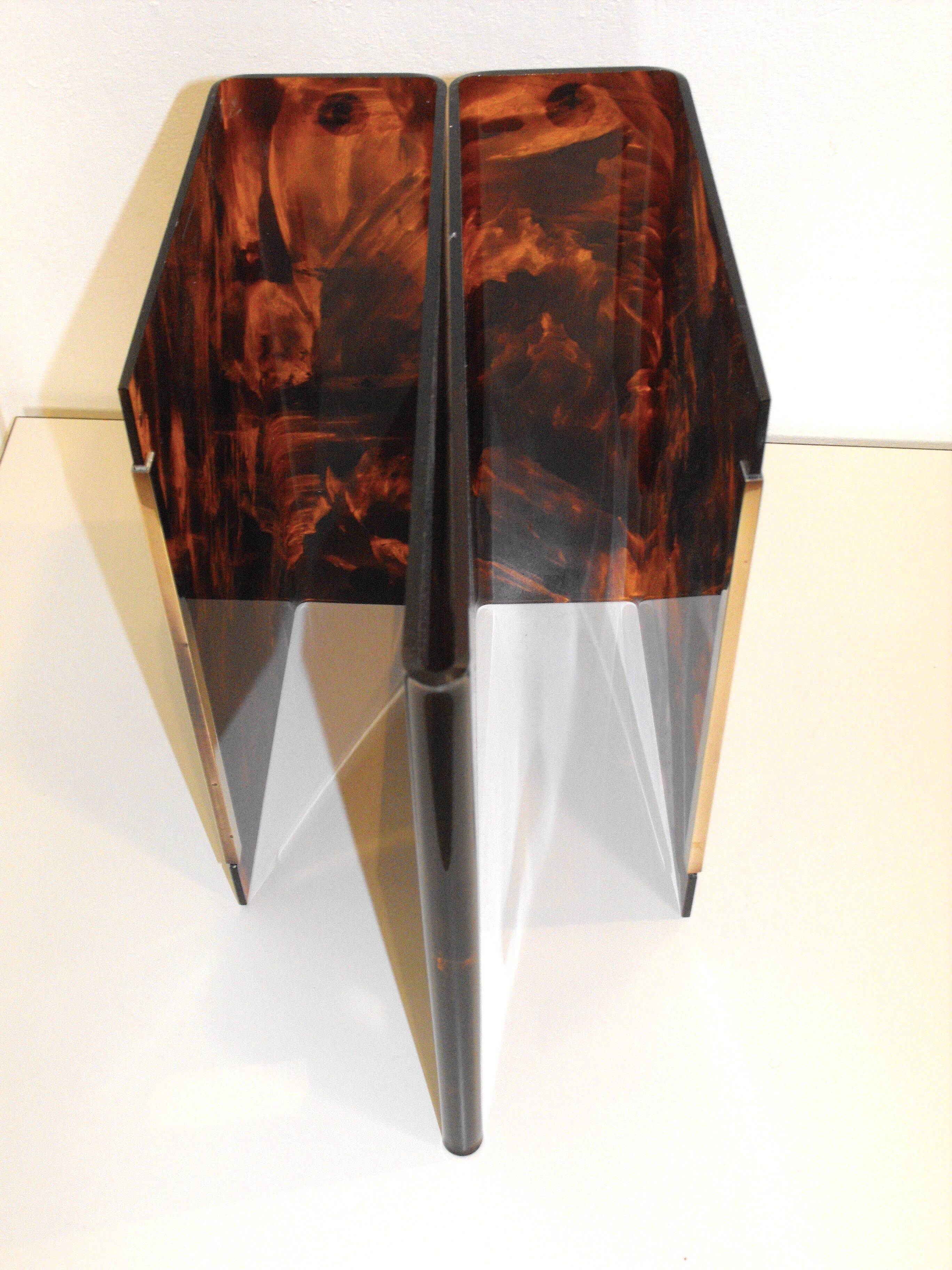 Magazine holder 70s plexiglas