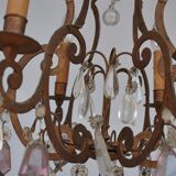 Chandelier pendants golden era end XIX 6 lights