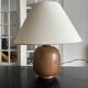 solid wood lamp from the 1960s