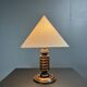 Midcentury French brutalist table lamp in the style of Charles Dudouyt, 50s