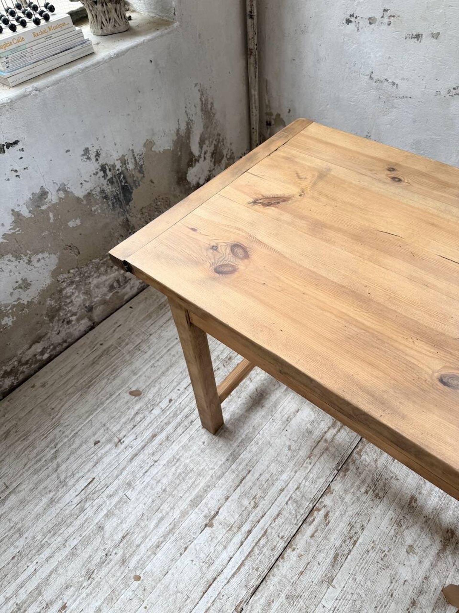 Farm table in pine, 1950s