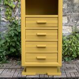 Art Deco ochre yellow chiffonier