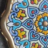 ARTECER Cuerda Seca trivet, 18 carat gold