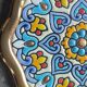 ARTECER Cuerda Seca trivet, 18 carat gold
