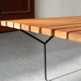 Slatted bench '400' by Harry Bertoia
