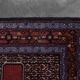 Vintage Hand-Woven Middle Eastern Oriental Senneh Rug, 1960s