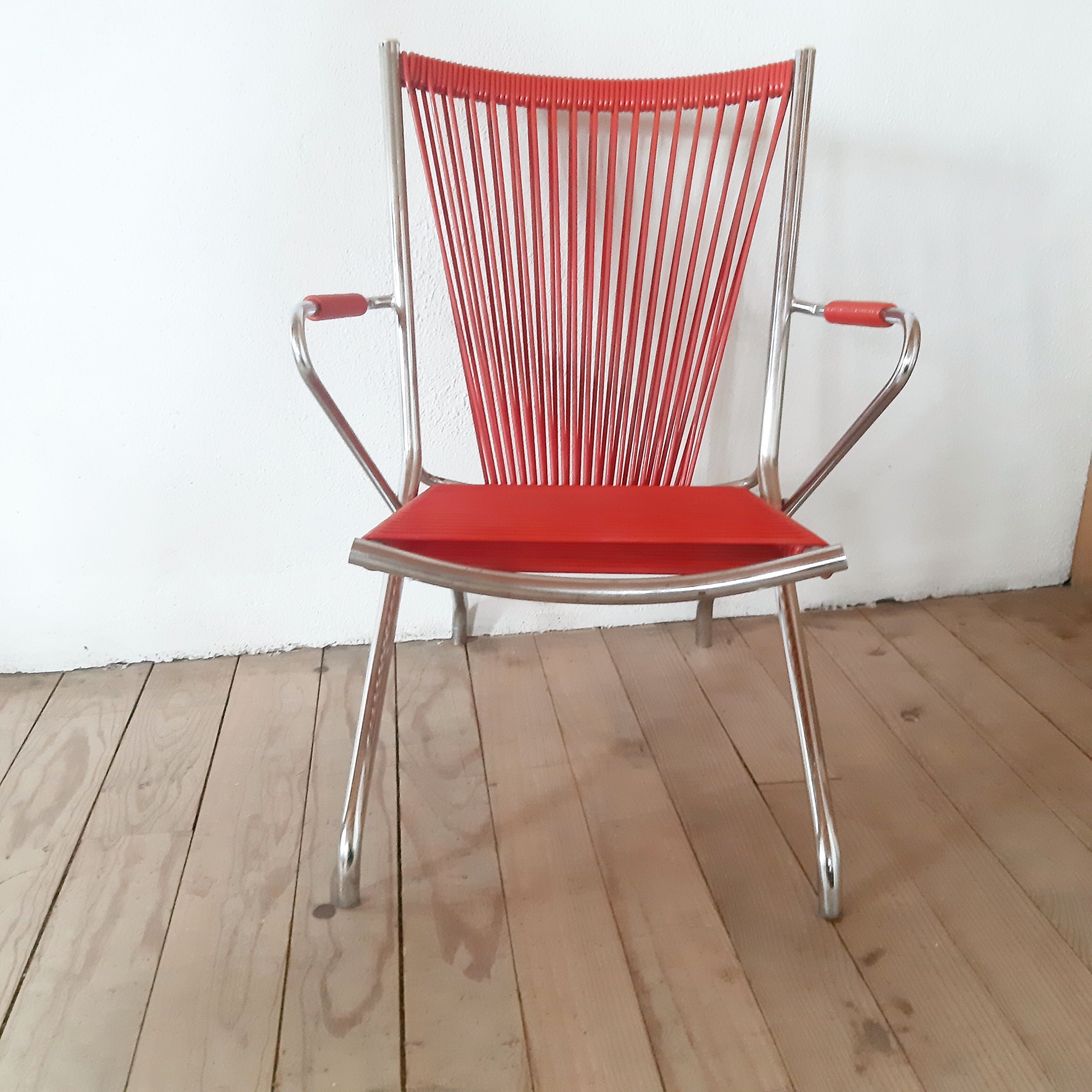 Vintage scoubidou armchair