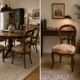 Louis-Philippe medallion chair from the 19th century in solid walnut.