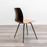 Set of 6 Pagholz chairs in a two-tone design, Pag Presswerke edition.