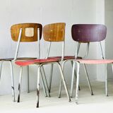 Chaises d'école Bistro, lot de 4