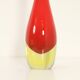 Narrow-necked Murano glass vase, Italy 1960s
