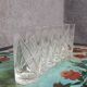 6 engraved crystal lemonade glasses from the Art Deco period