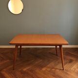 Meal table, expandable, oak
