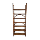 Tall rattan shelf