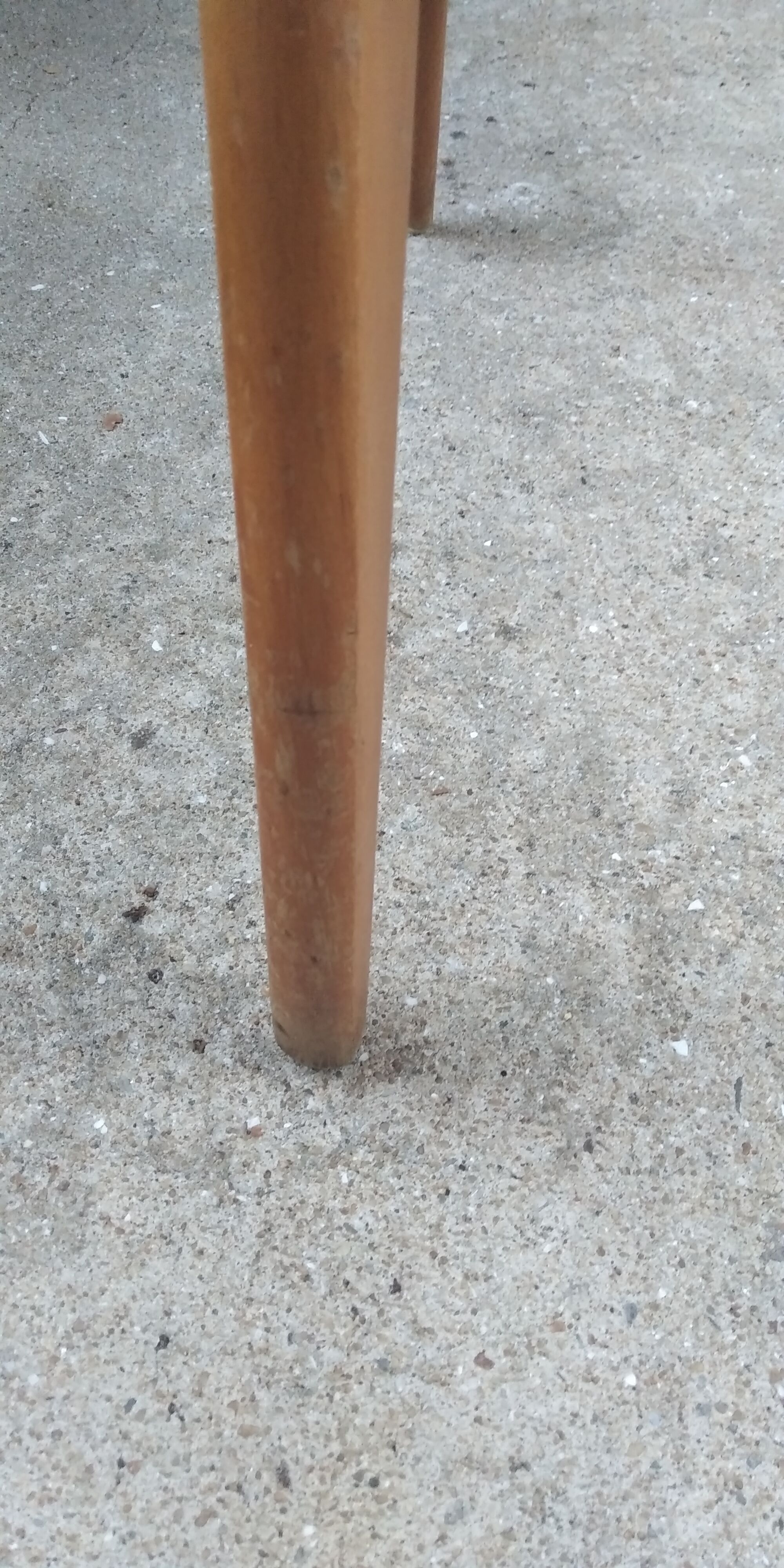 Pair of Scandinavian black skai chair 60's