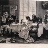 1 lot 6 prints revue l'art late 19th century: importun, desmoulins, cabaret, venice, chaumieres, menetrier