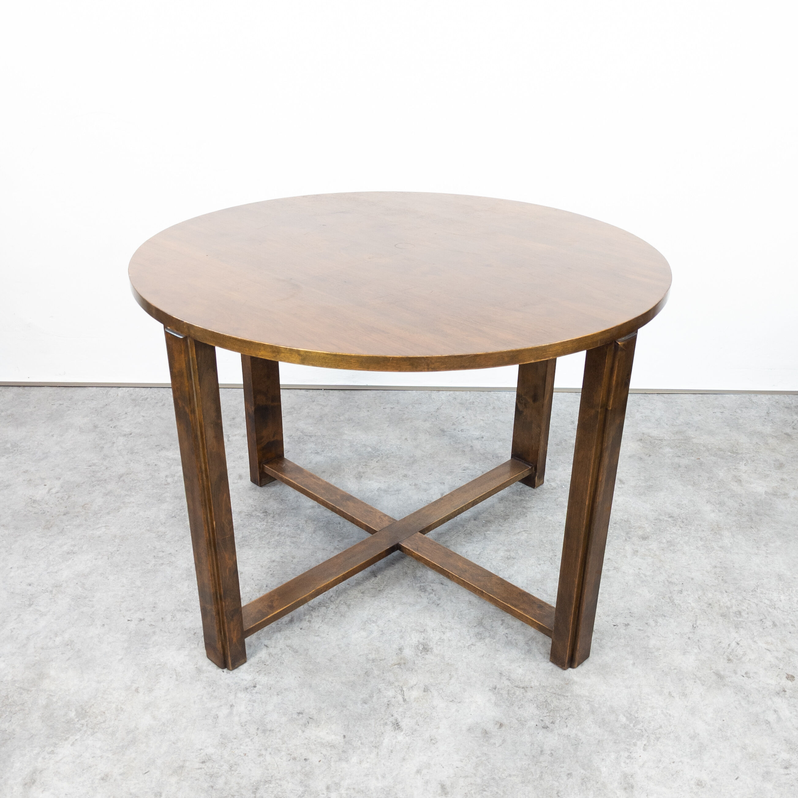 Vintage oak dining table from UP Závody, 1930's