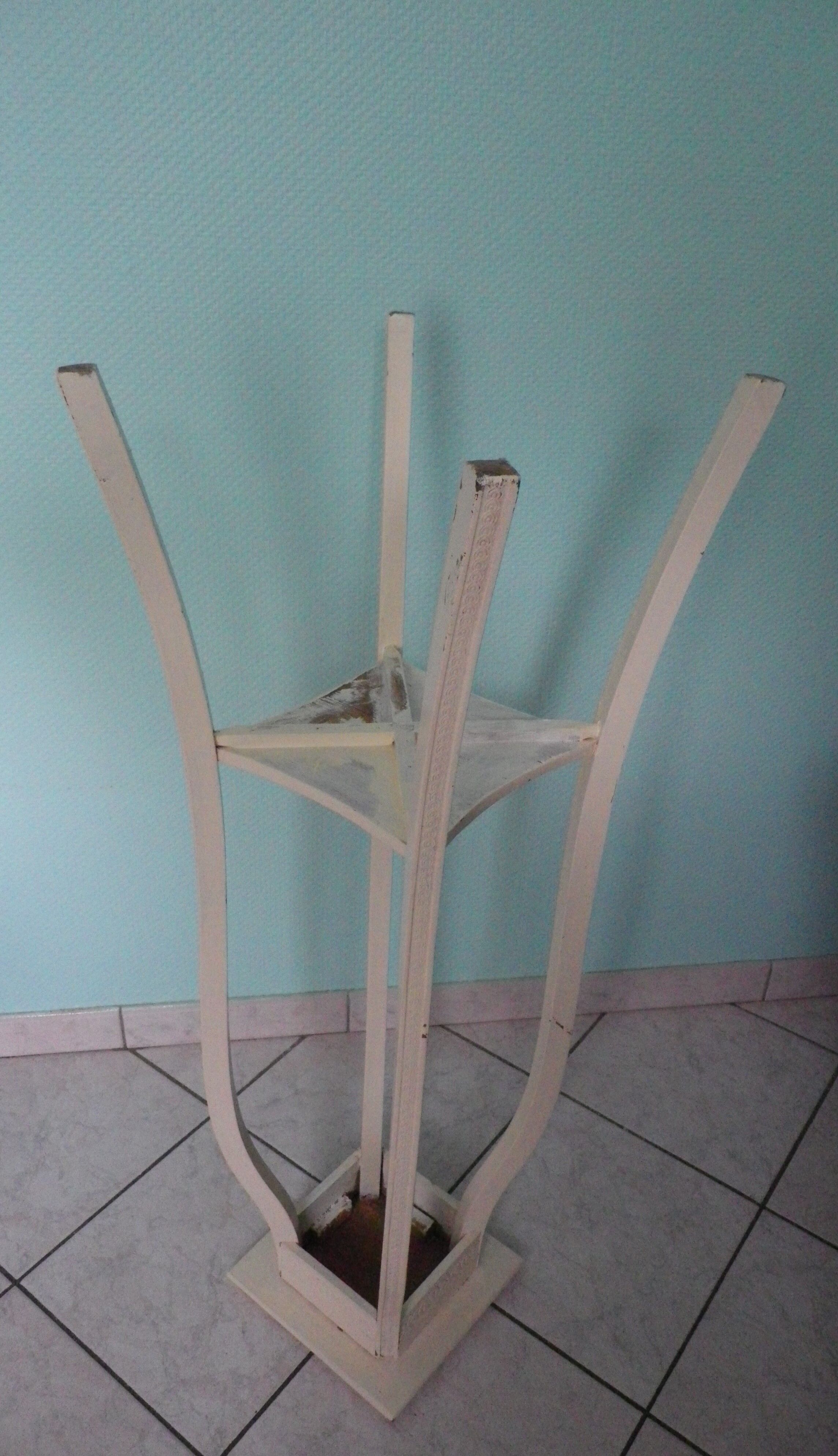 Wooden white side table 50/60
