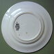 Old plate captioned "Battered with deer", Digoin-&-Sarreguemines