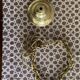 Dutch silver metal chandelier 2 rows