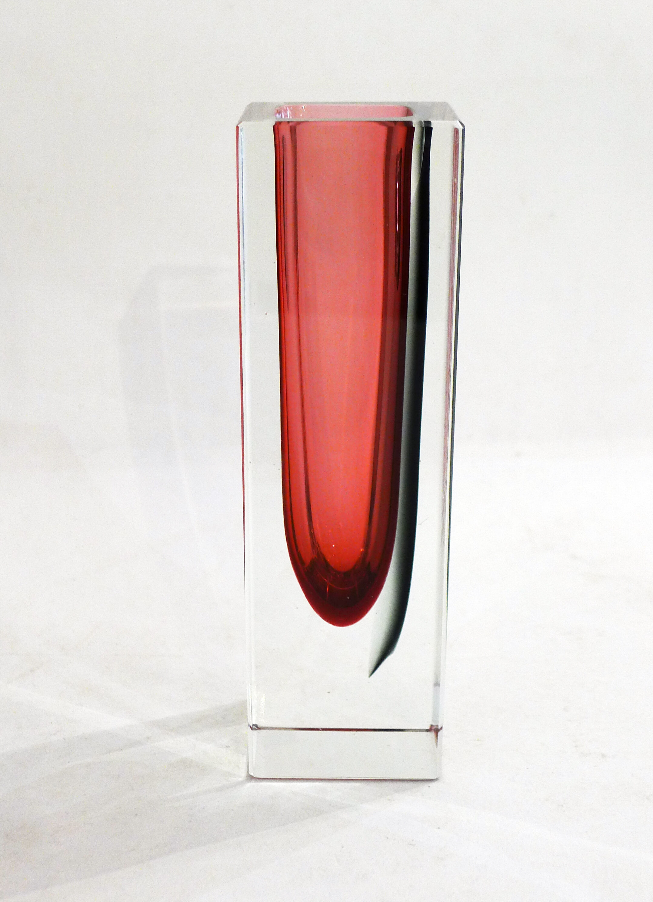 Sommerso Murano vase