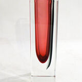 Sommerso Murano vase