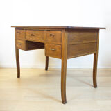 Walnut Art Nouveau Desk, Spain, 1910's