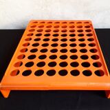 Orange mail bench design Roger Tallon