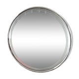 Round vintage chrome mirror