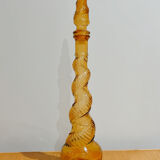 Carafe bouteille empoli jaune vintage