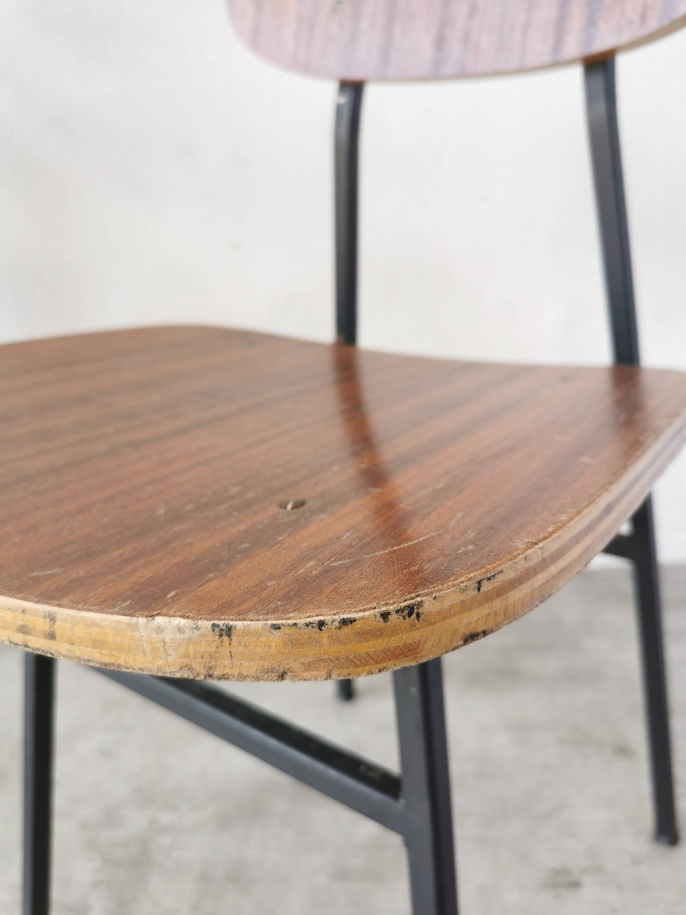 Vintage stol kamnik school chair: 1970s yugoslavia, industrial design