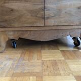 Art deco sideboard in walnut veneer