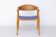 Vintage Armchair, 1960s German Design – Beech & Teak, Blue Upholstery
