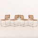 Vintage Italian Cesca chairs 1970s