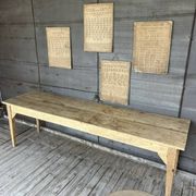 Console d'atelier bois brut