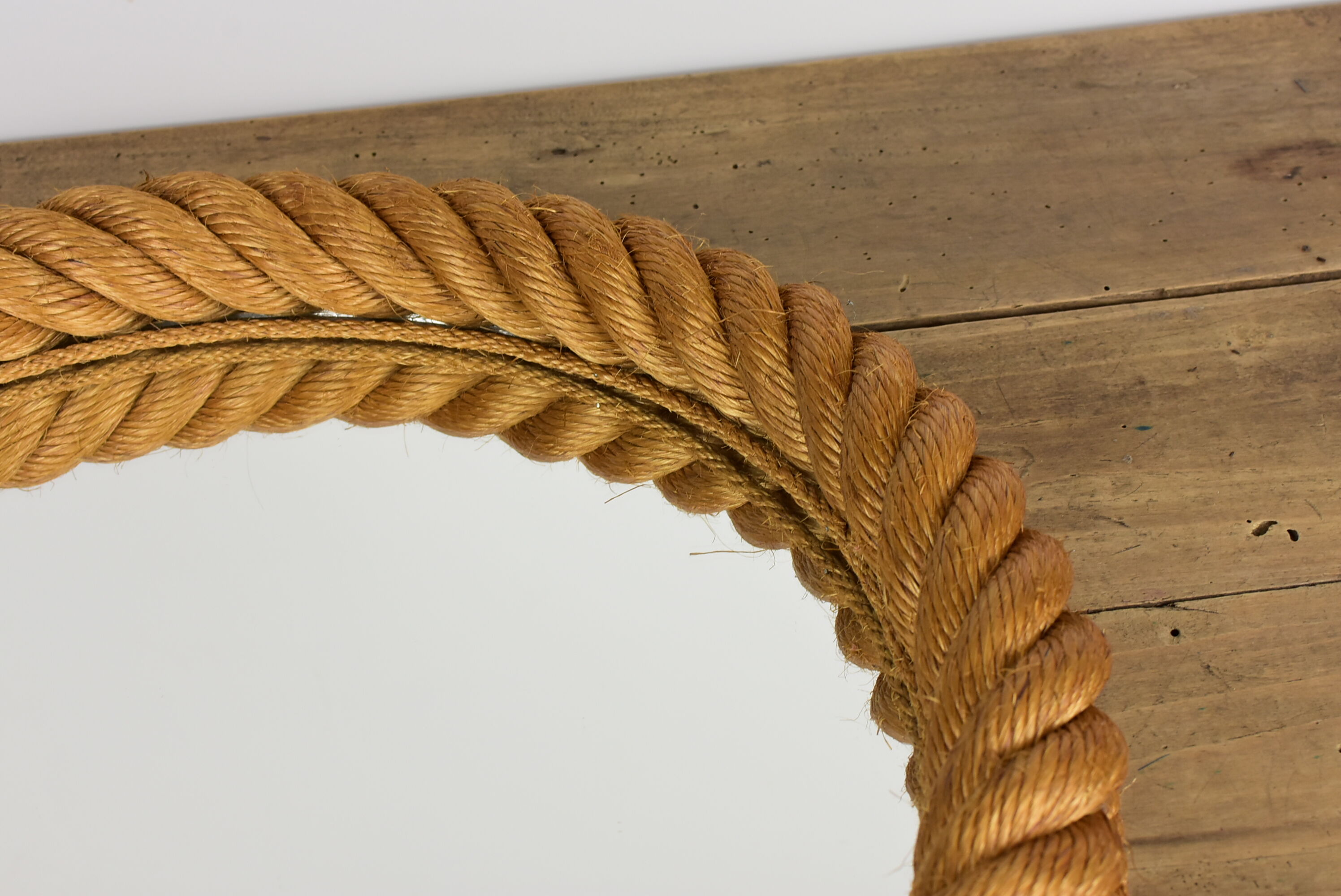 Vintage rope mirror