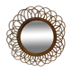 Rattan sun mirror diameter 44 cm