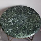 Green marble coffee table