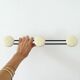 Iron wall coat rack