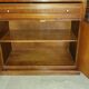 Secretary desk with a teak curtain roll down