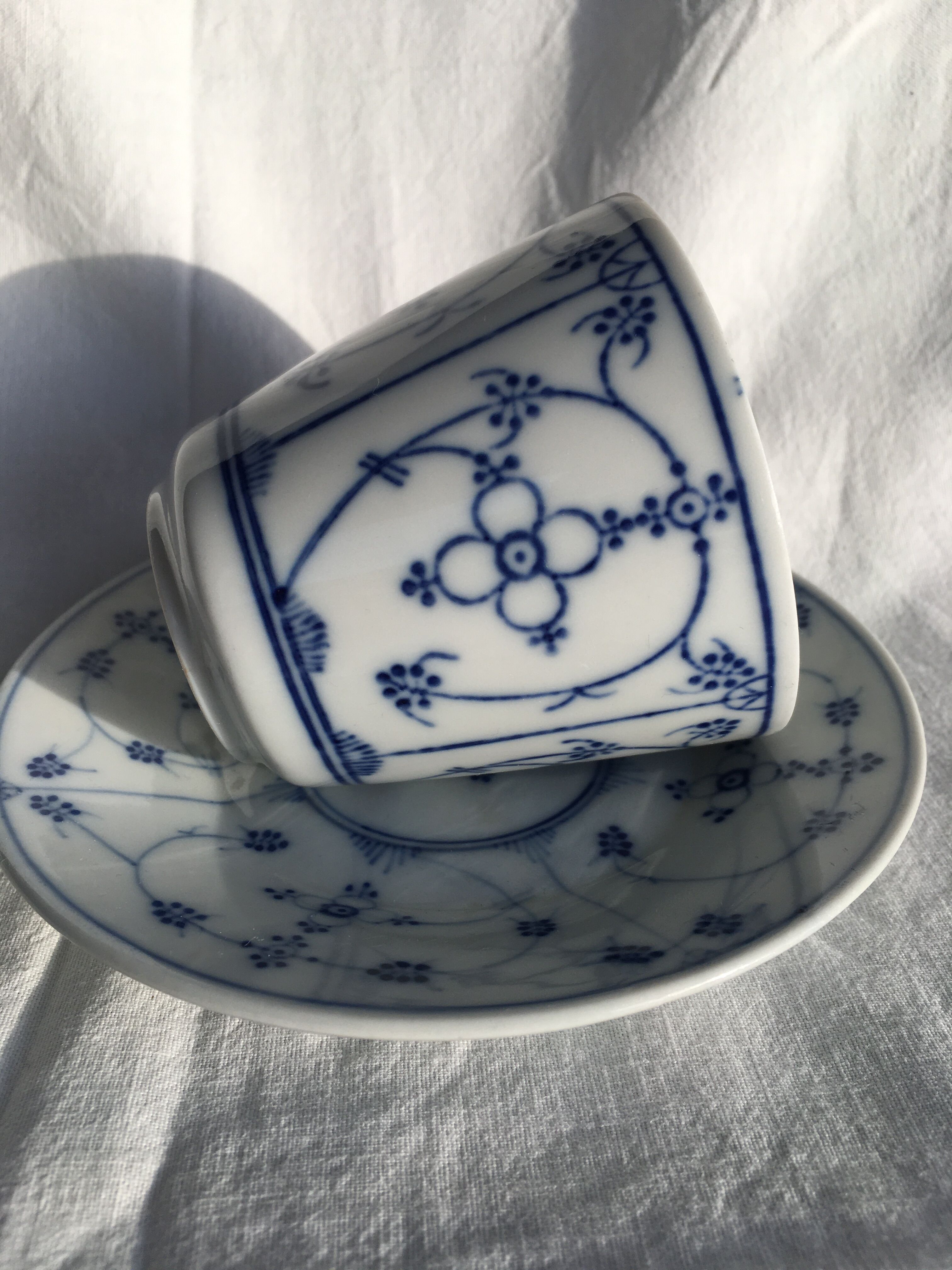 Porcelain cup and saucer winterling schwarzenbach bavaria