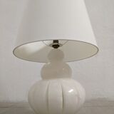 Alabaster ball lamp from the 60s/70s