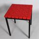 1970s Metal and Vinyl Stool by Asko, Finland