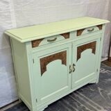 Wooden buffet in a revamped Art Deco style