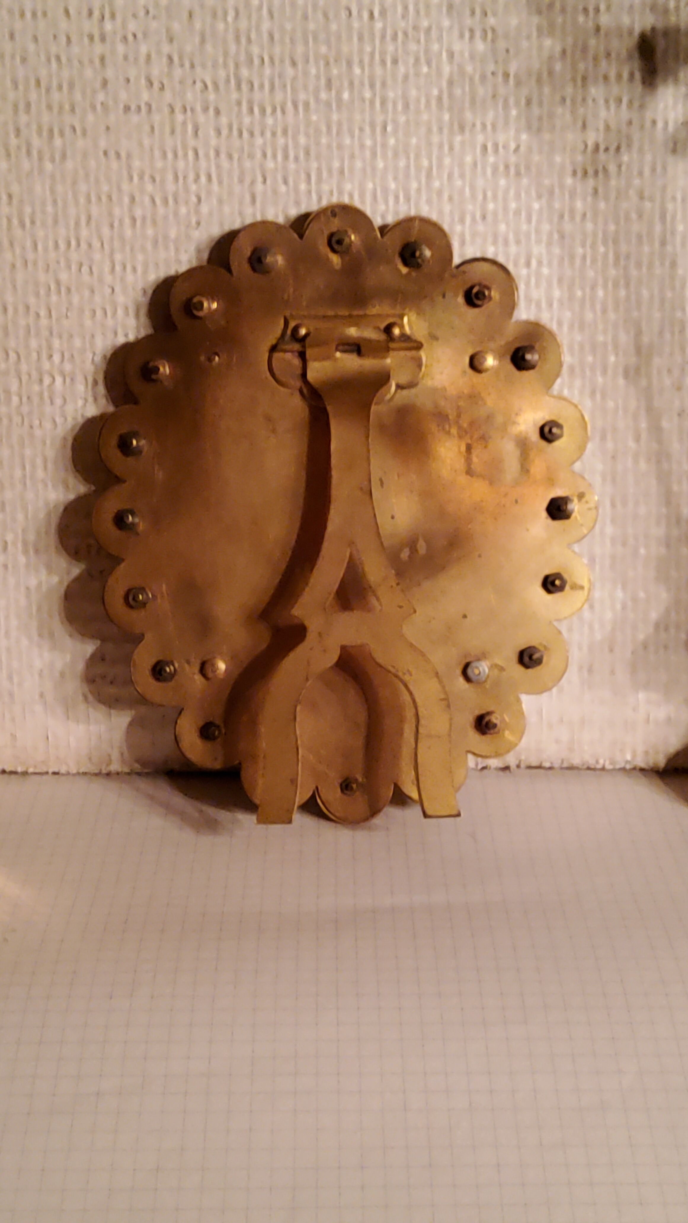 Art Deco photo frame in gilded bronze and gilded brass