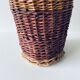 Vintage bottle with wicker