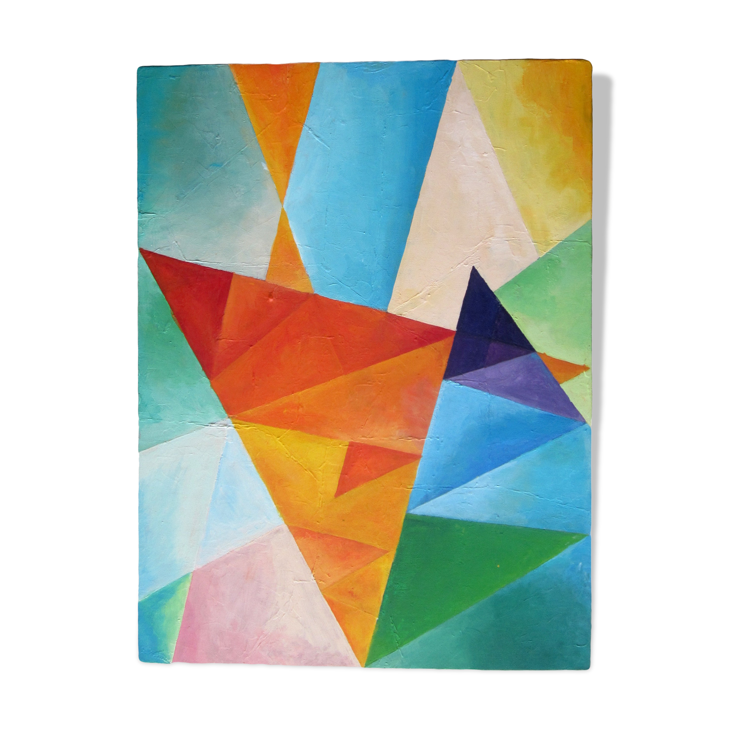 Peinture constructiviste acrylique